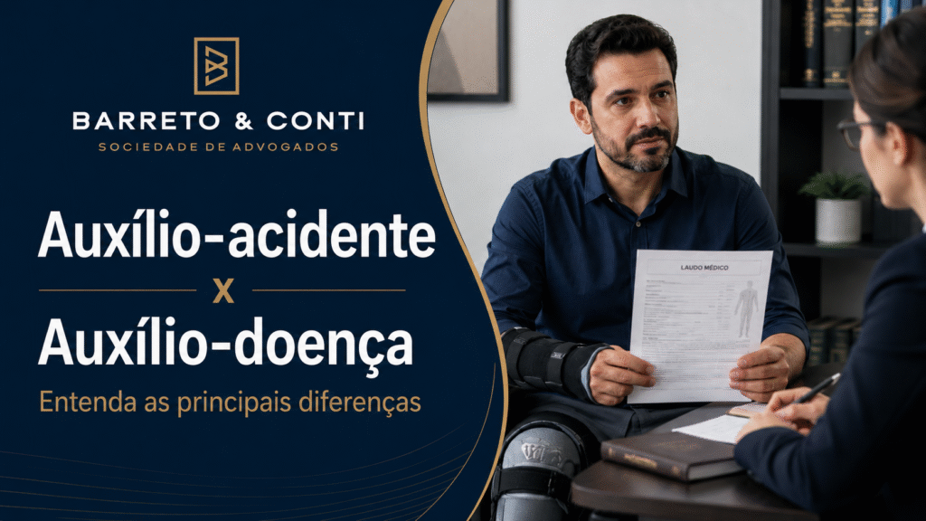 Qual a diferença entre Auxílio-Acidente e Auxílio-Doença